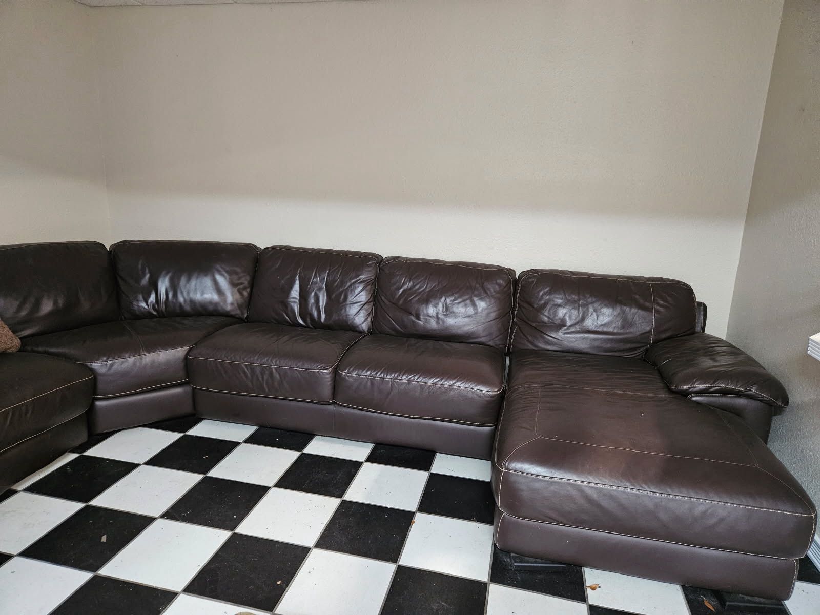 Sectional Leather Couch