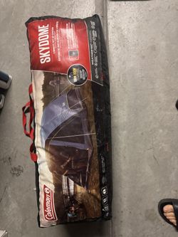 Coleman 6 Person Skydome With Blackout Technology And Air Mattress