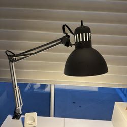 Large Long Table Lamp Clamps To Desk