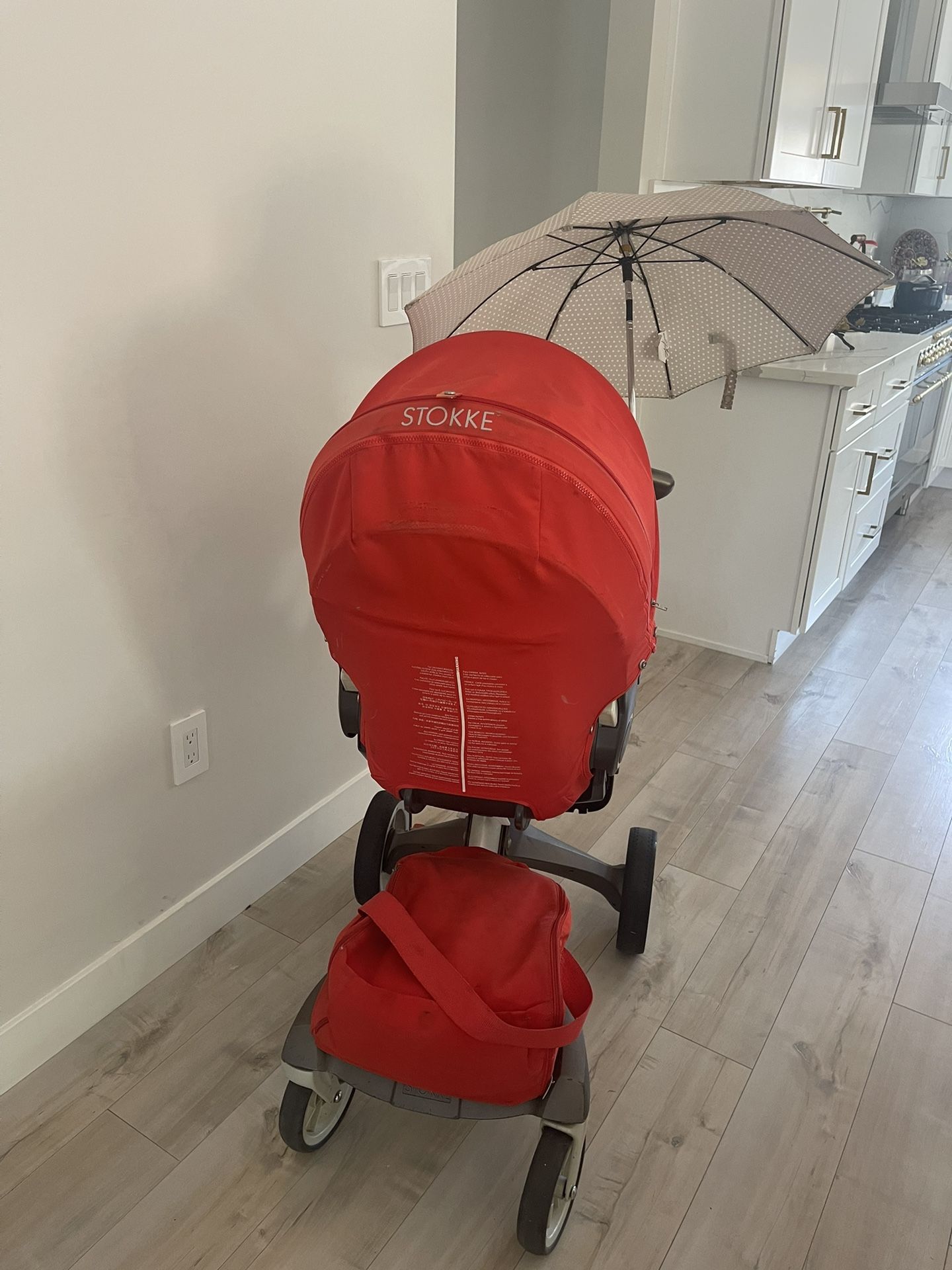 stokke scoot stroller price Style Kit Soft Dots albright yet classic flannel canopy Size:2-5/8