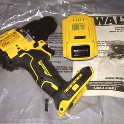 NEW Dewalt Hammer Drill ATOMIC 20-Volt MAX Brushless Cordless 1/2 in.