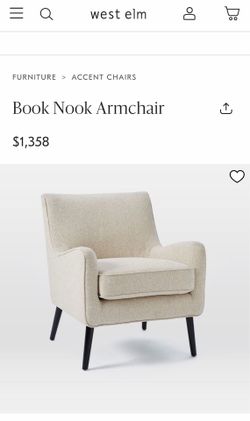 West Elm Accent Chair Dusty Pink Excellent Condition