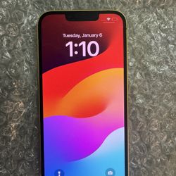 Pre owned Unlocked iPhone 14 - (Yellow) 128gb