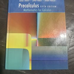 Precalculus Fifth Edition New Book 