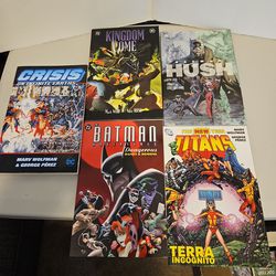 DC comics trade paperback lot