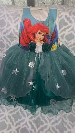 DRESS (Ariel) Size 6 Princess