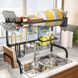 Over The Sink Dish Drying Rack Adjustable