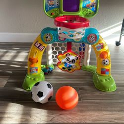 Kids VTech Electronic Soccer and Basketball Ball