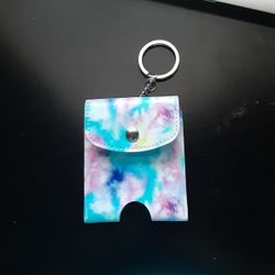 Galaxy Hand sanitizer Ketchain