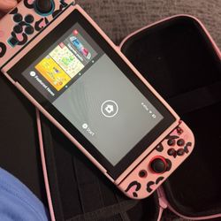 Nintendo switch with case 