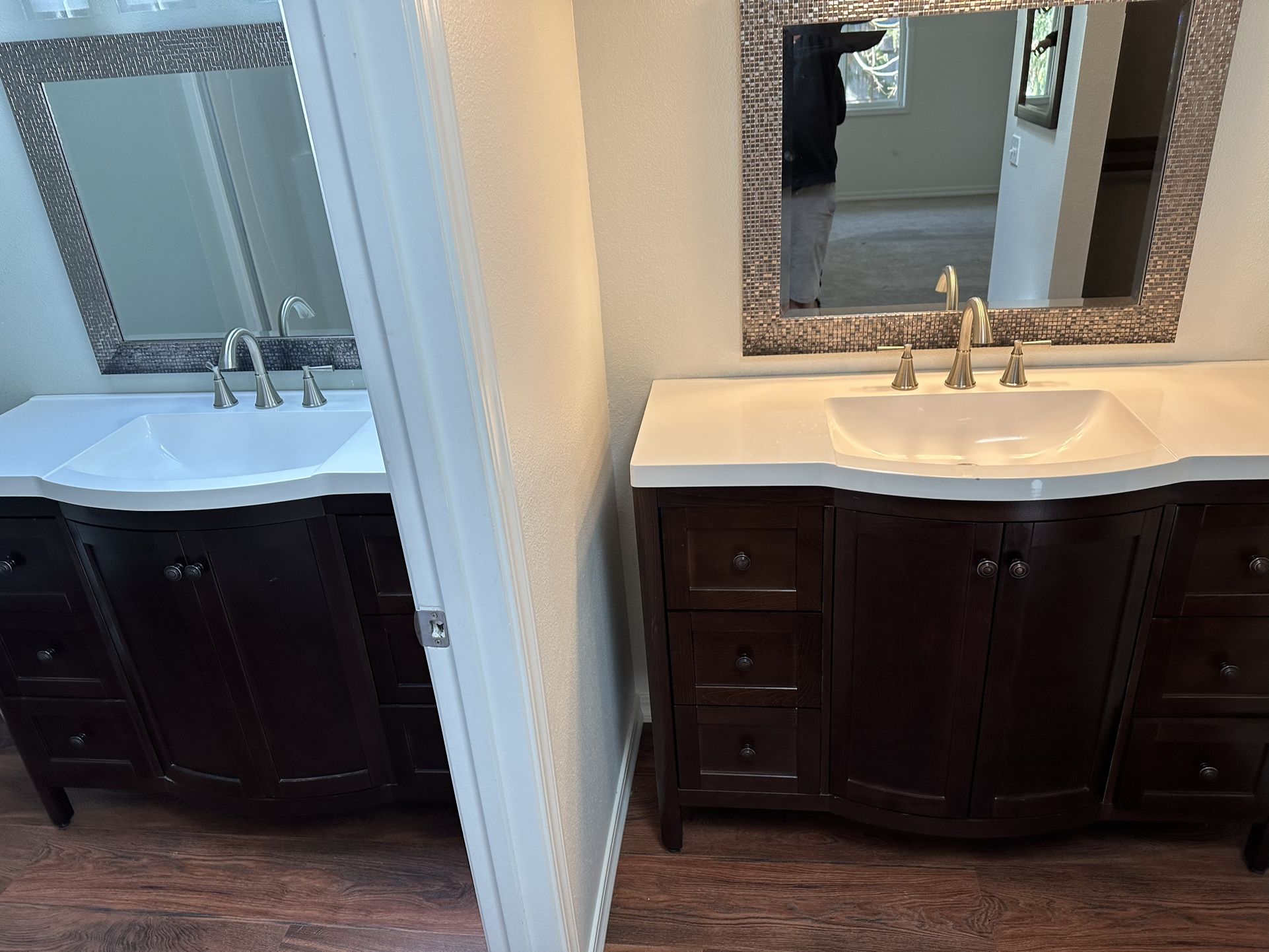 Two 48 Inch Single Sink Bathroom Vanities for Sale in Bellevue, WA