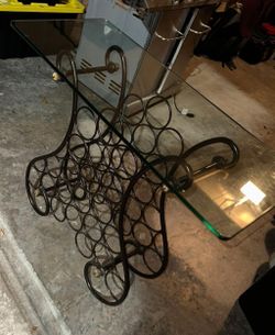 Glass Wine Table