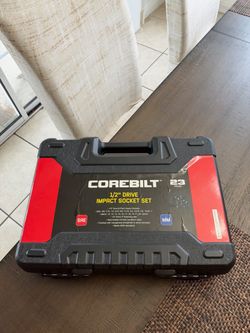 Impact socket set 1/2 drive