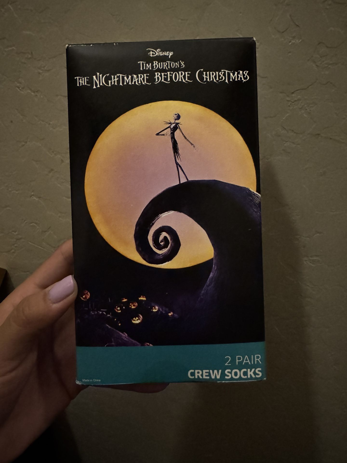 Brand New Nightmare Before Christmas VHS Style Sock Pack
