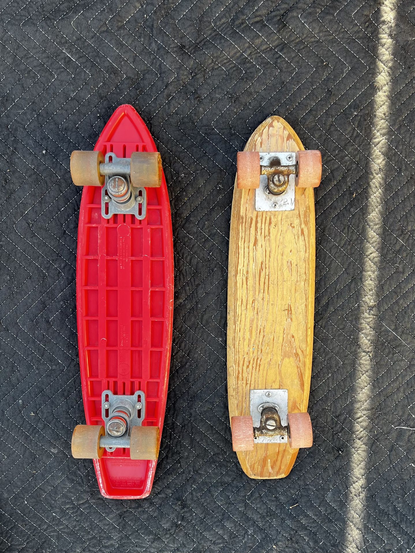 Vintage Nash Goofy Foot And California Free Former Skateboards 