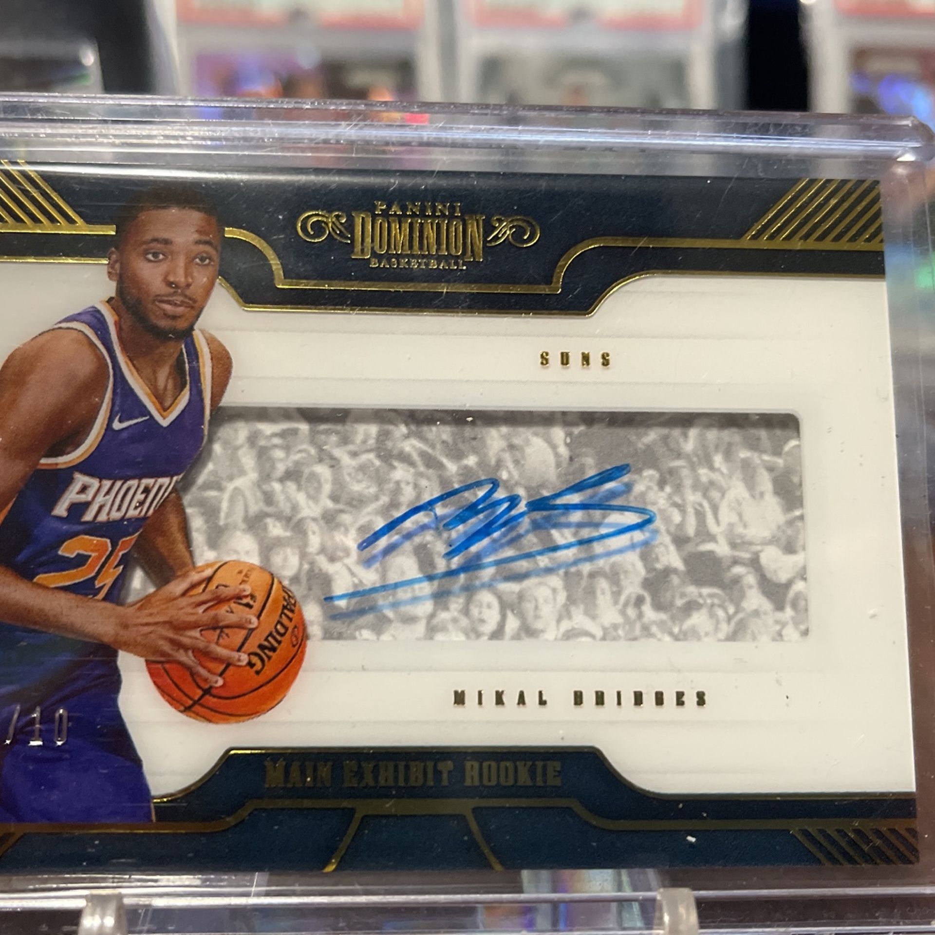 Mikal Bridges Gold RC Auto /10