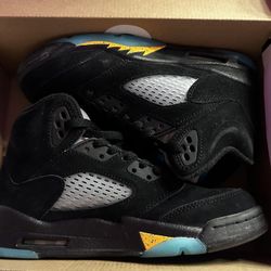 Aqua Jordan 5 retro (GS)
