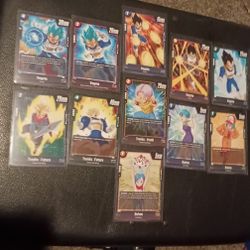 Dragon Ball Fusion World Blazing Aura FB02: Vegeta Family Set 11 Cards