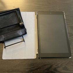 Amazon Fire Table Tablet With Case And Attachment For Car Seat Headrest