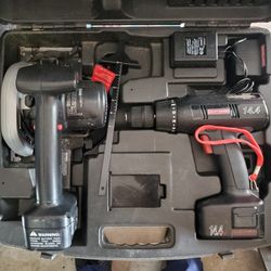 Craftsman Cordless 14.4 Volt Trim Saw & Drill/Driver 