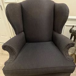Two Matching Wingback Chairs