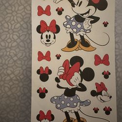 Disney Minnie Mouse Diecut Paper Sheet of stickers Scrapbook  Arts & Crafts