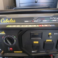 Cabela's Outdoorsman Series 5,000W/4,000W RV-Ready Dual-Fuel Portable Generator with Electric Start