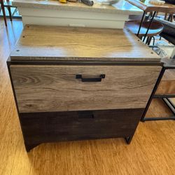 Storage Cabinet With Metal Frame 