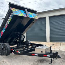 Southland 7 × 14 Low Side 14k Dump Trailer