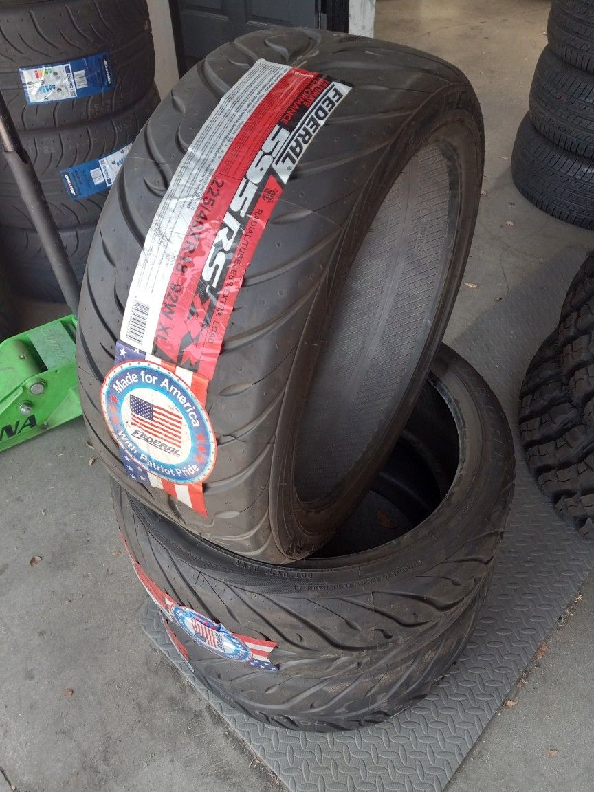 Fed's SS TIRES Not Street Legal This Weekend Only Special Deal $106 Includes Mounting And Balance Cash Price