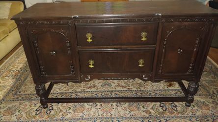 Antique Jacobean Revival Sideboard