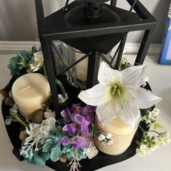 Black Candle Holder