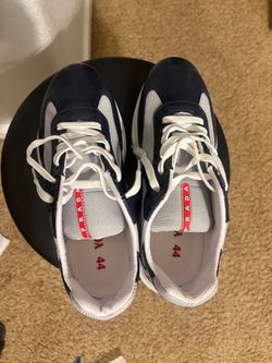 Navy blue Prada cups