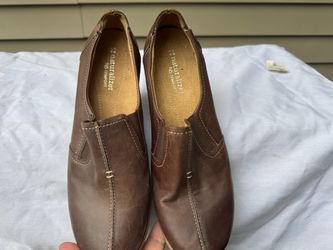 Naturalizer N5 Comfort Brown Leather Slip-On Shoes