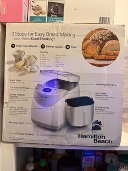 Hamilton Beach Bread Maker — $75