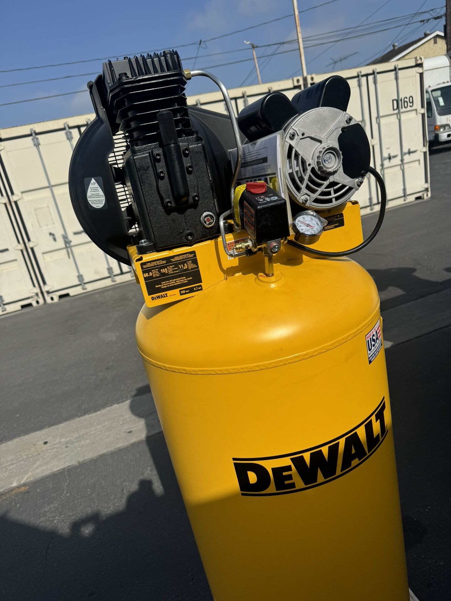 DEWALT 60 Gal. Vertical Stationary Electric Air Compressor