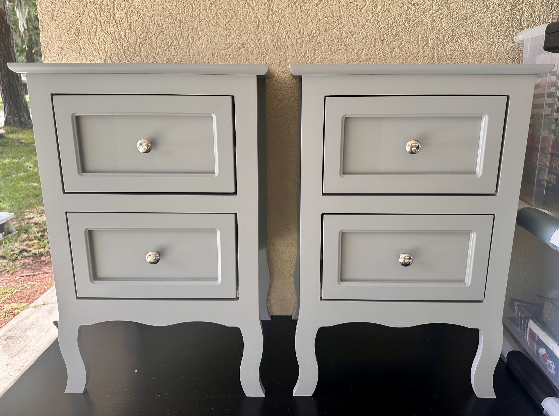 Gray Nightstands/End Tables