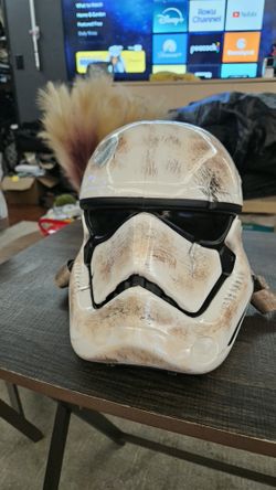 2024 DISNEY PARKS STAR WARS SALVAGED STORM TROOPER HELMET POPCORN BUCKET 