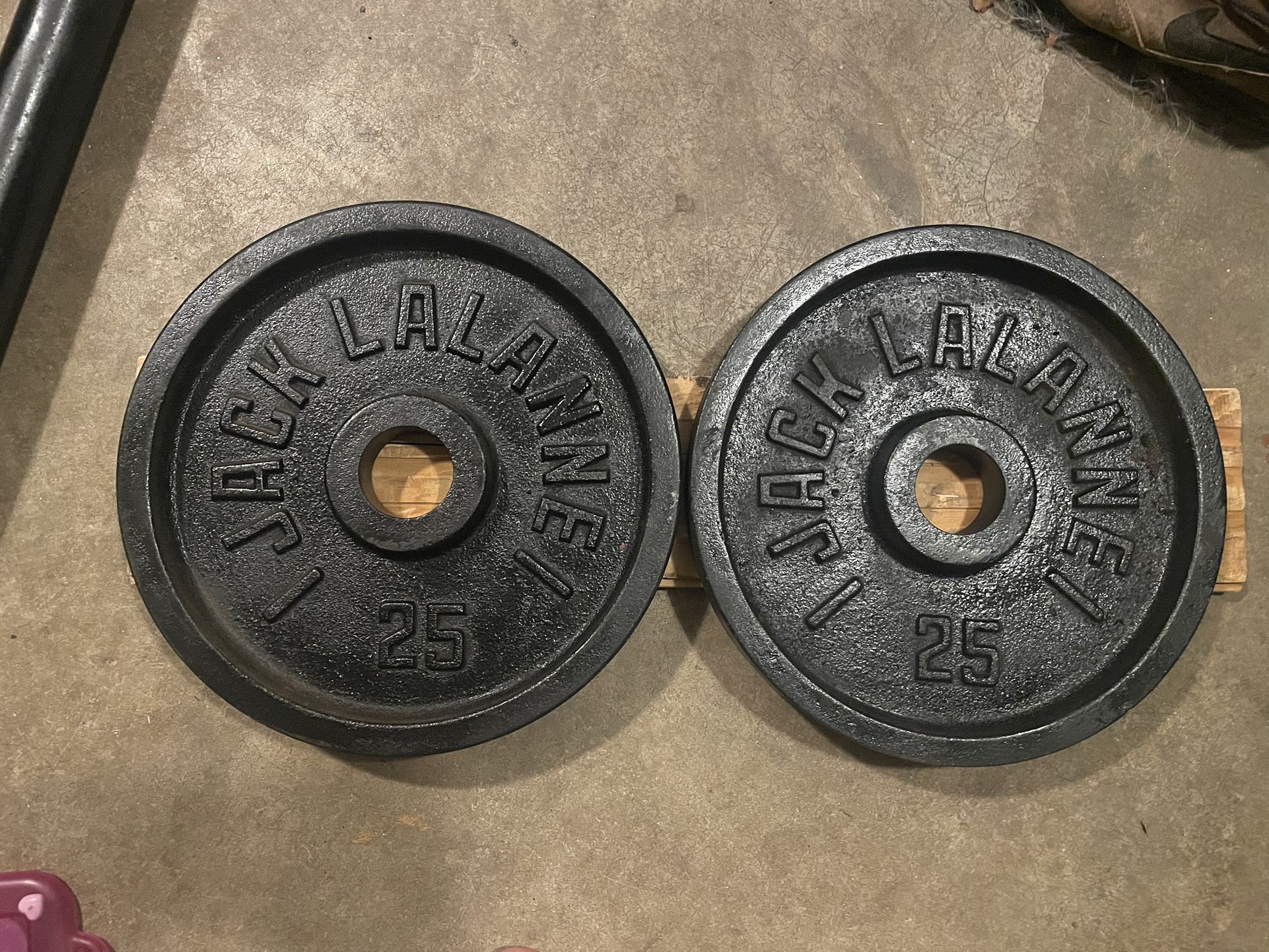 Olympic Weight Plates - pair of 25s