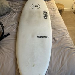 MF DHD Black Diamond 5’10” White Futures