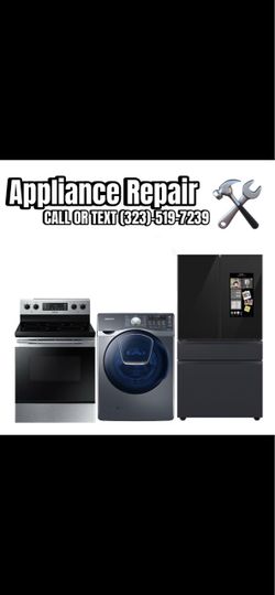Washer, dryer, refrigerator repair