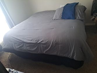 2 Full Size Box Springs - 1 Extra Large King Size Mattress