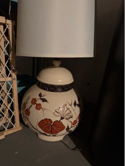 Large Porcelain nightstand lamp