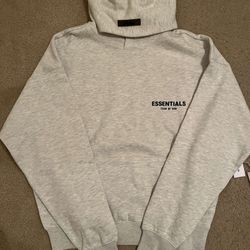 Essentials Hoodie Black & Grey