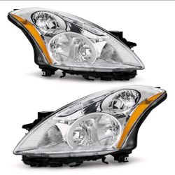 For 2010-12 nissan Altima 4 Doors Sedan Halogen Type Headlights Front Lamps Direct Replacement Left + Right Pair