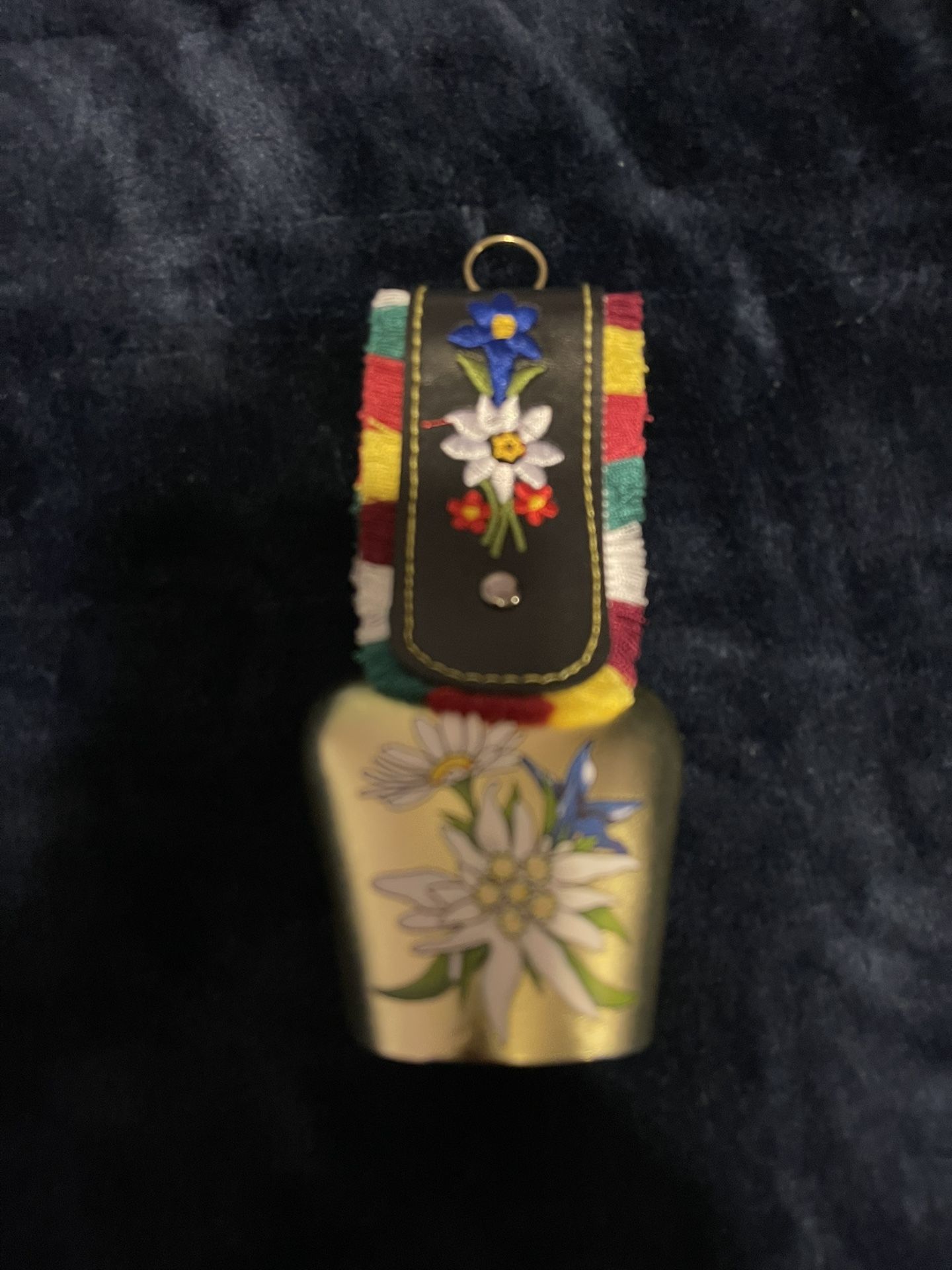 Swiss Hand Painted Bell New $20