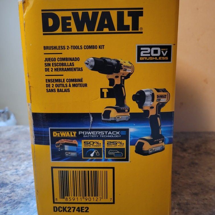 Dewalt DCK274E Drill/driver Kit