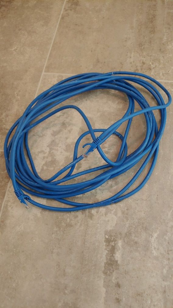 RCA 25-Feet Cat5e Cable - Blue