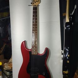 20th Anniversary Bullet Bucker SQUIER Affinity FENDER Guitar EXC Pro Fret-level Setup & Strings & Bag! <200