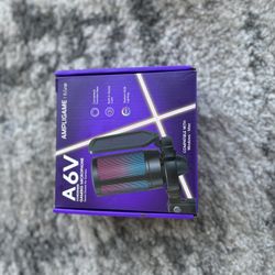 Fifine A6V RGB USB Gaming Microphone- Plug & Play, Great for Streaming & Podcasts